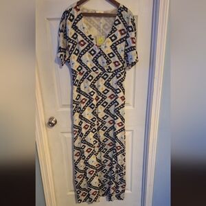 Maxi Dress By Solito Australia Navajo Patterned Size Medium